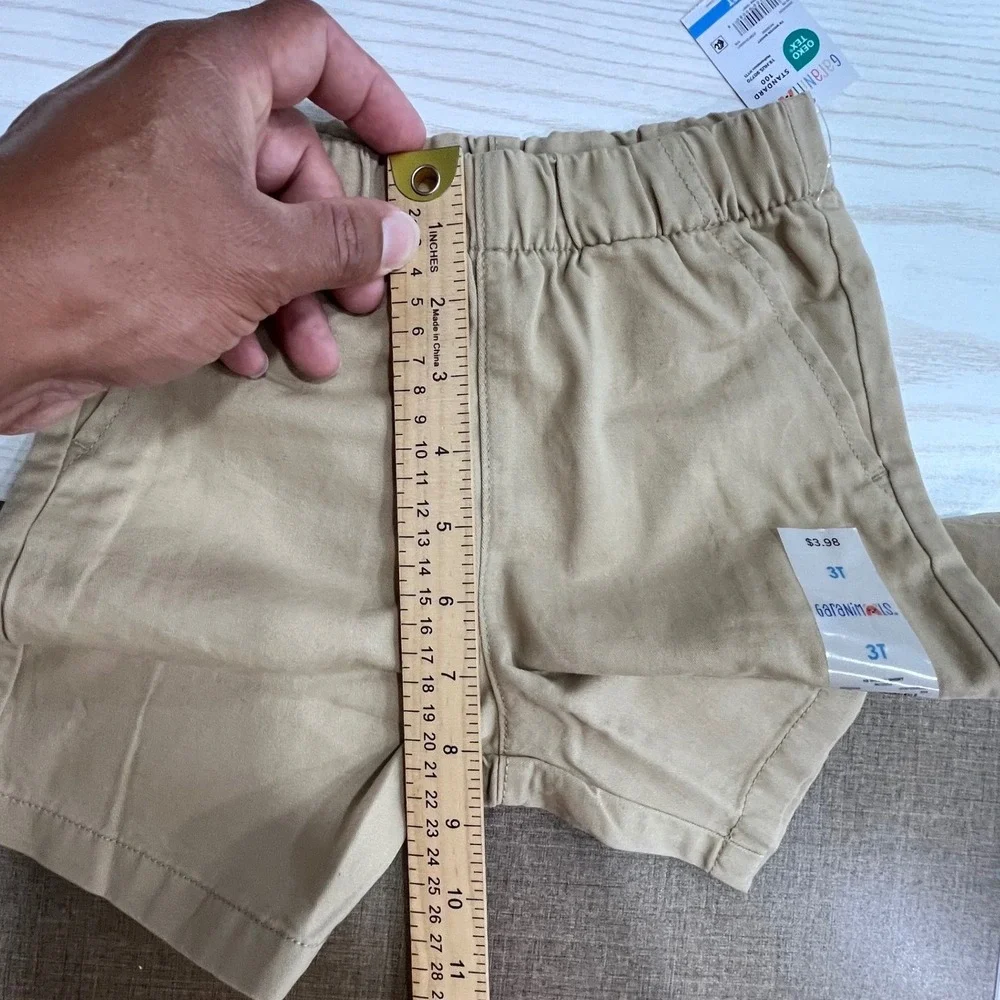 Garanimals Tank and Shorts Set Toddler Boys 3T Gray Khaki Iguana Surfboard 2pc